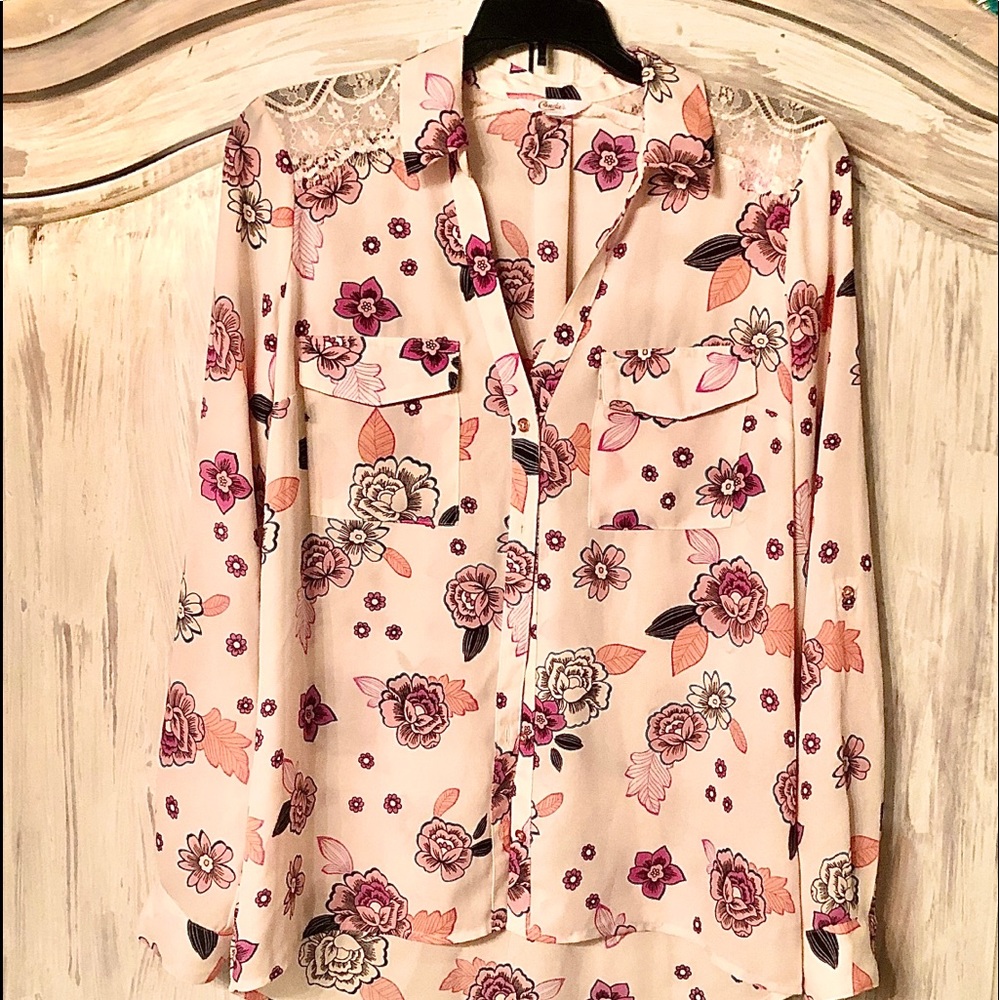 Candies Long Sleeve Blouse